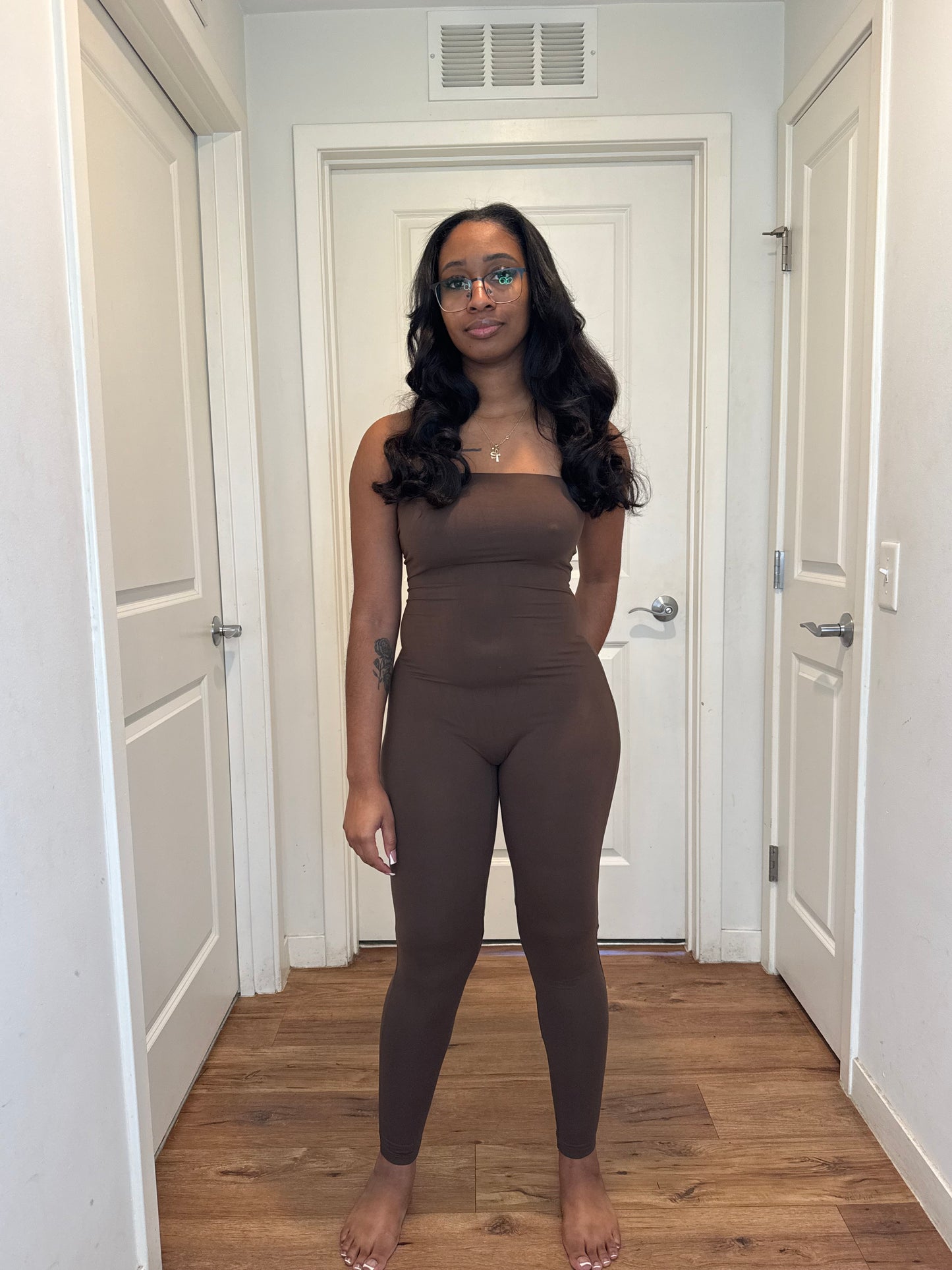 Becky jumpsuit mocha