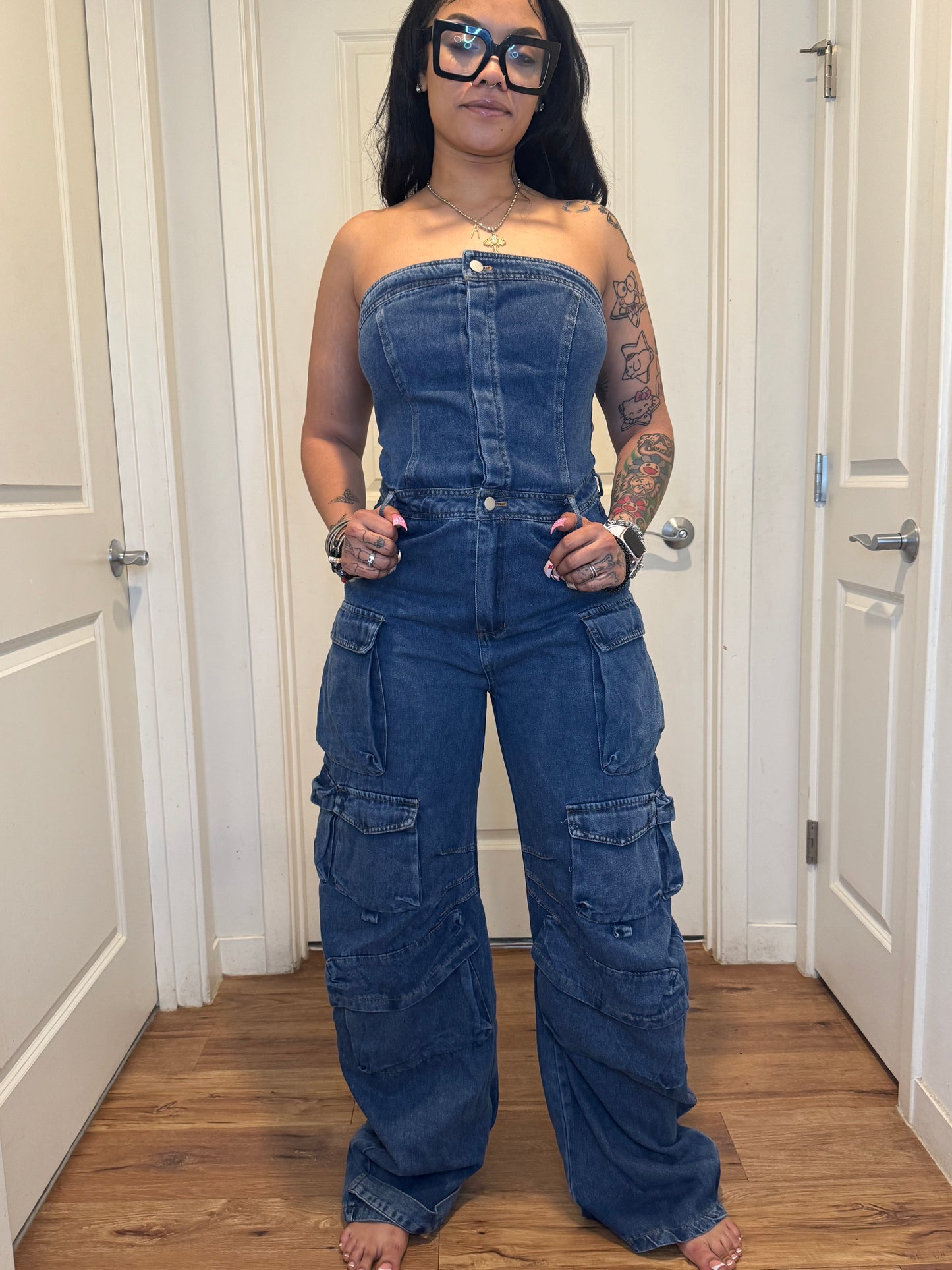 Megan cargo jumpsuit