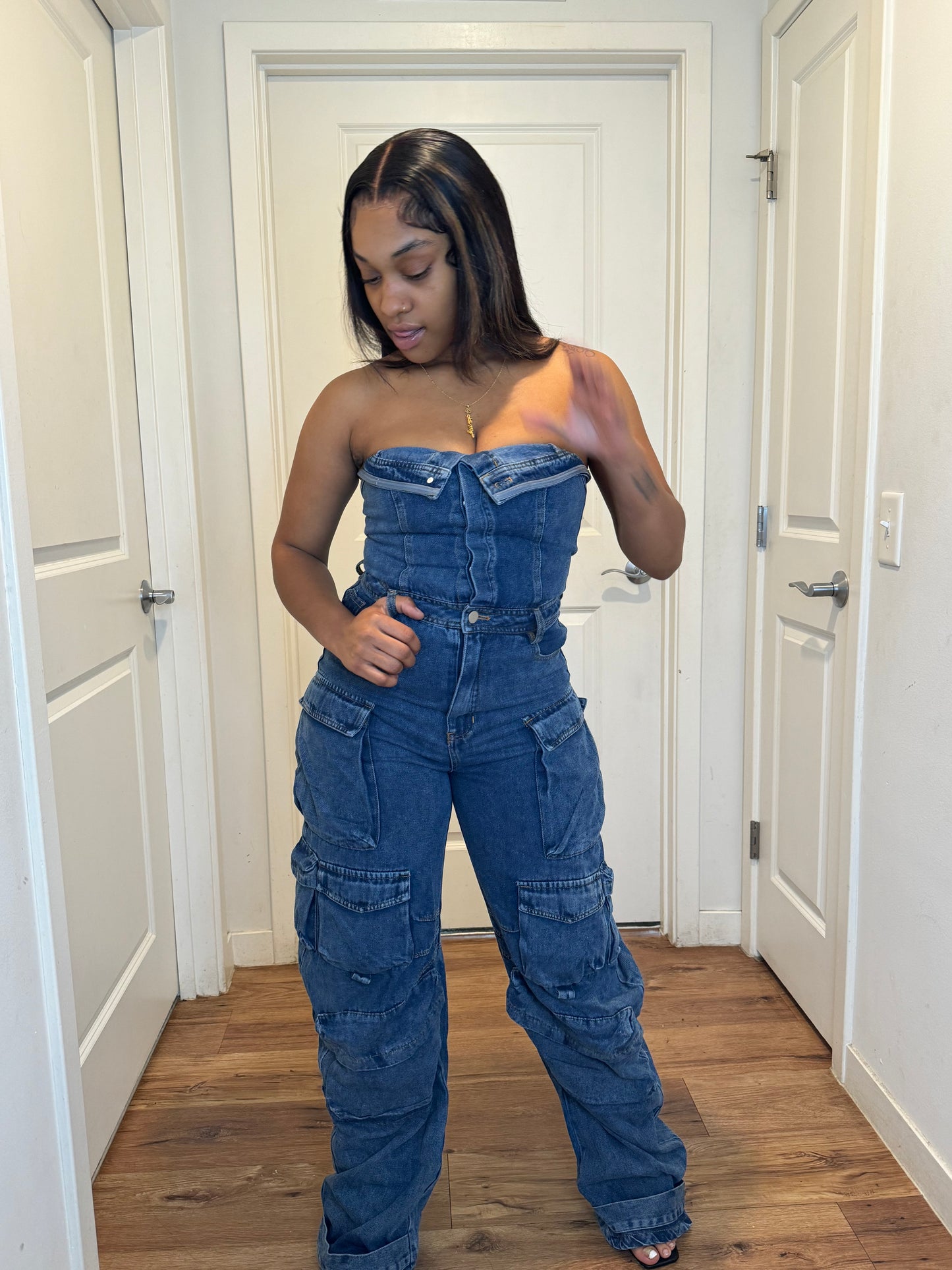 Megan cargo jumpsuit
