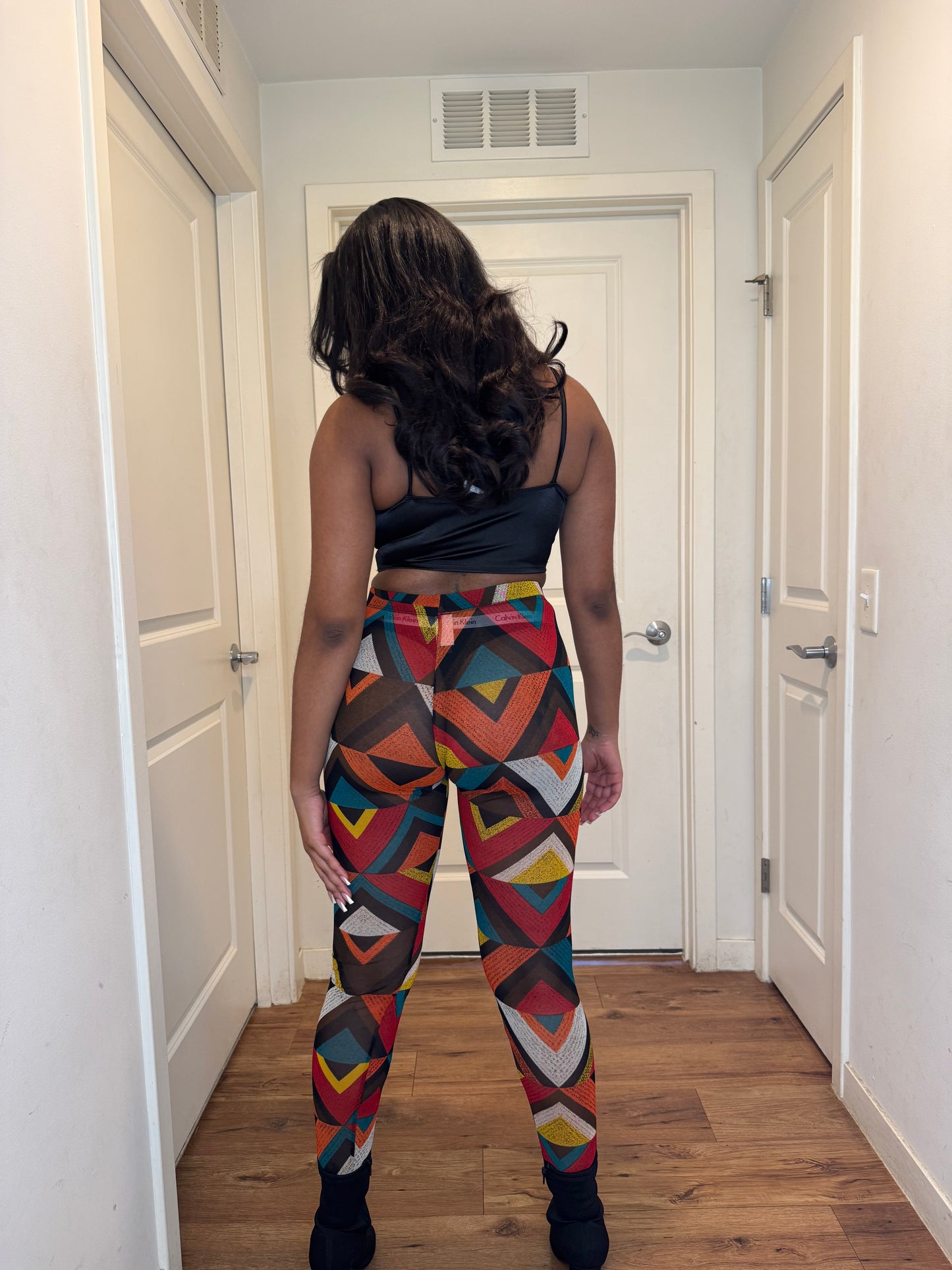 Tangle tights orange