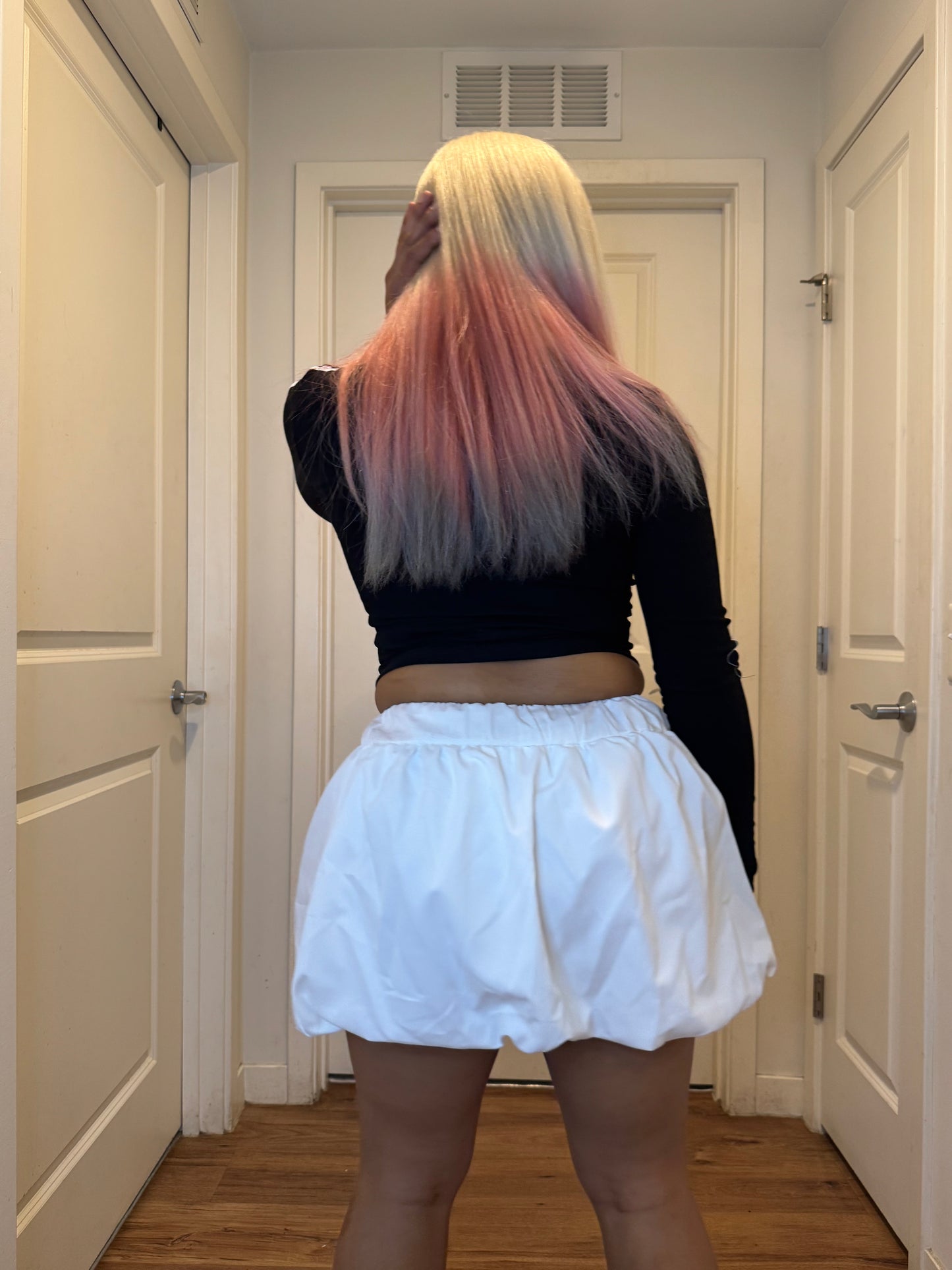 Plush skirt