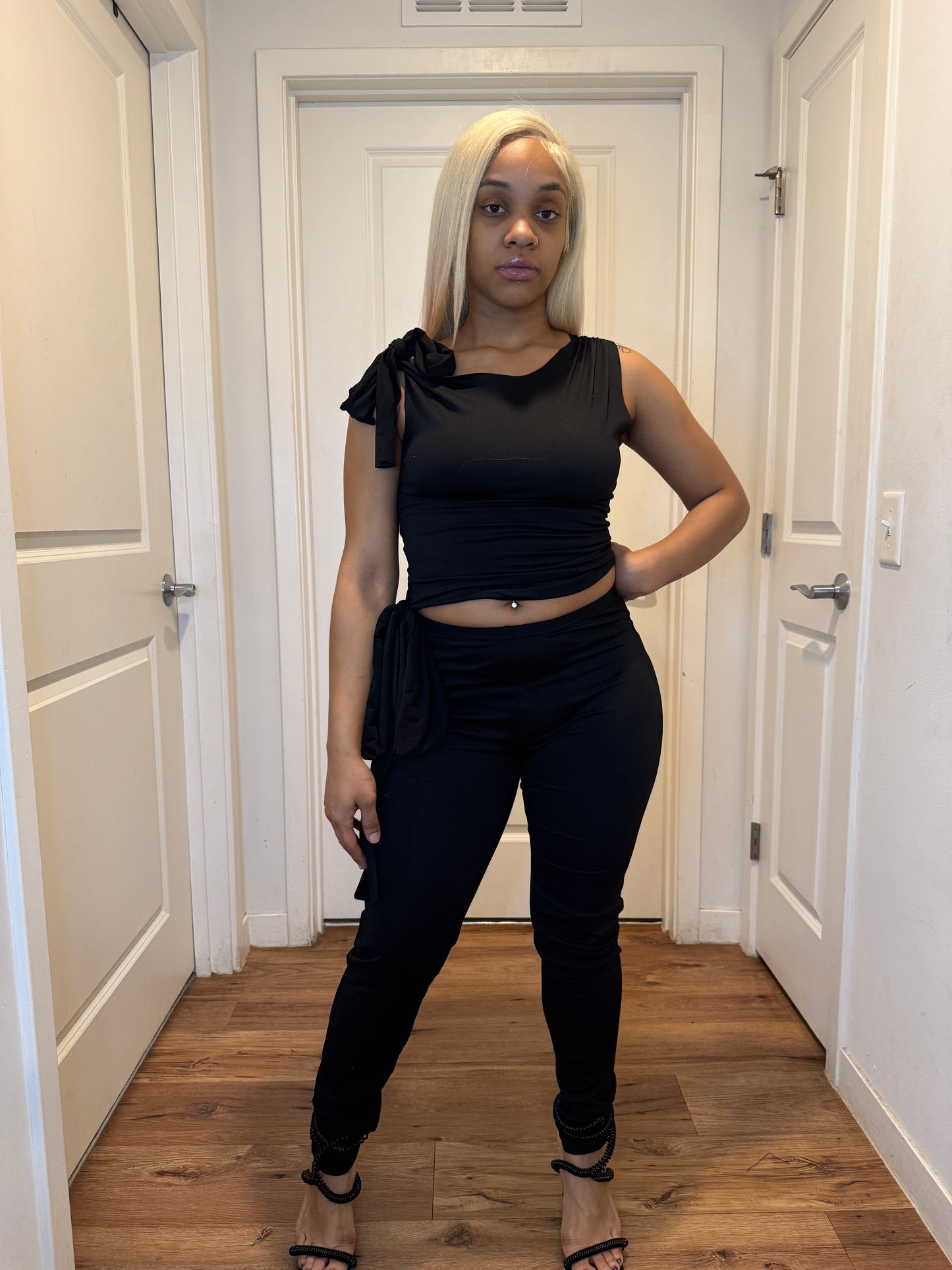 Tie me set black