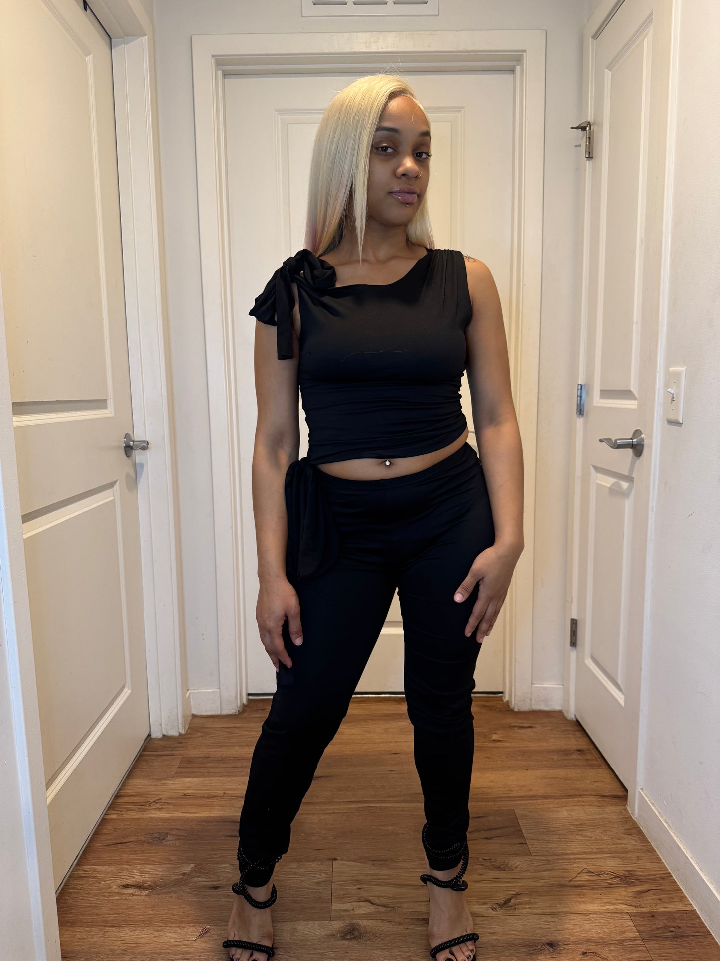 Tie me set black