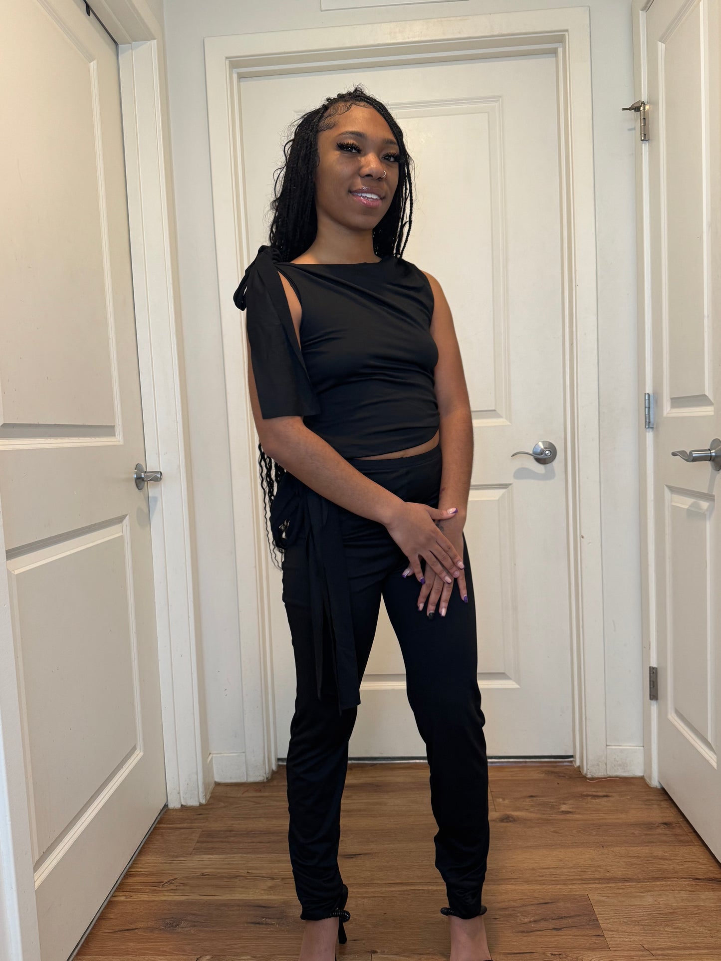 Tie me set black