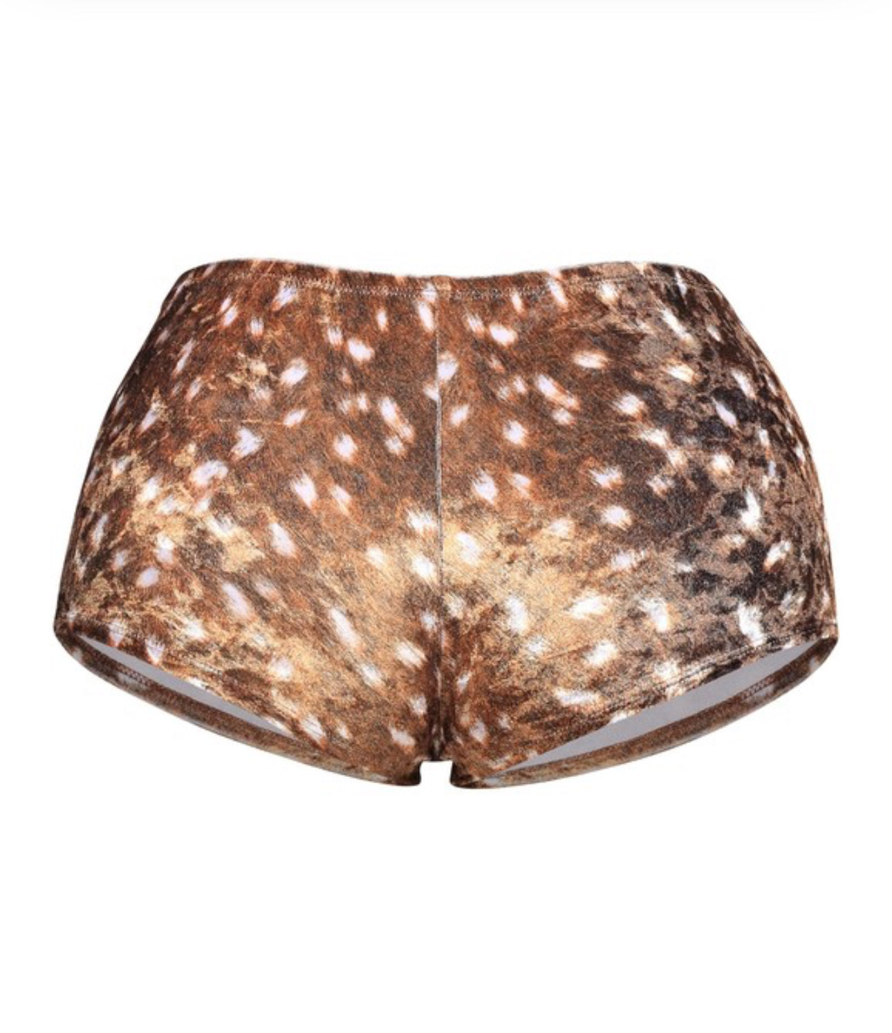 Deer print shorts