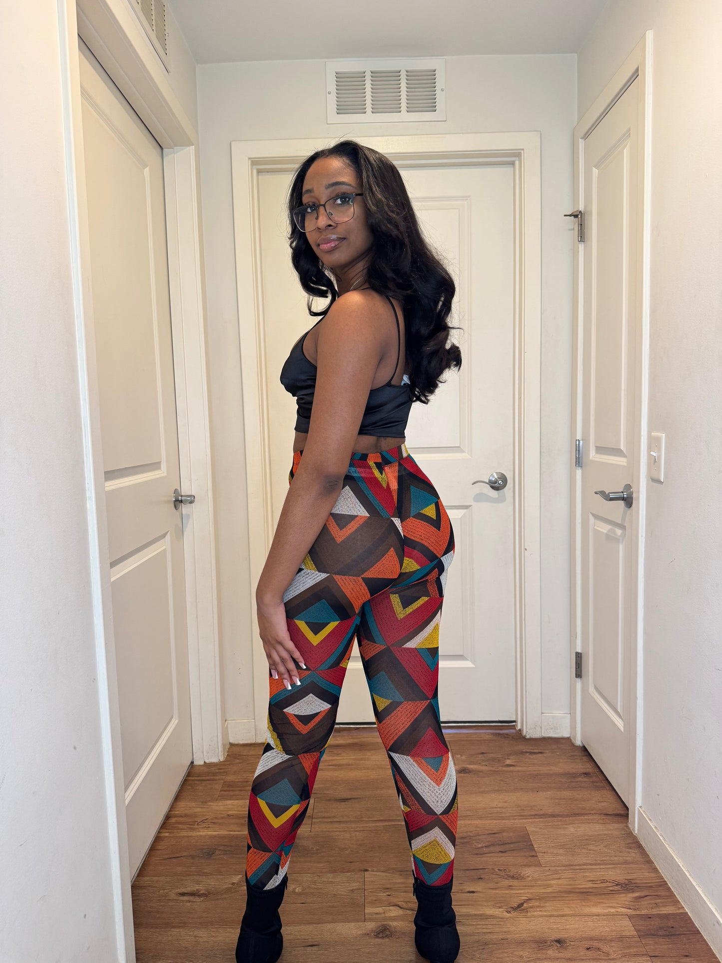 Tangle tights orange