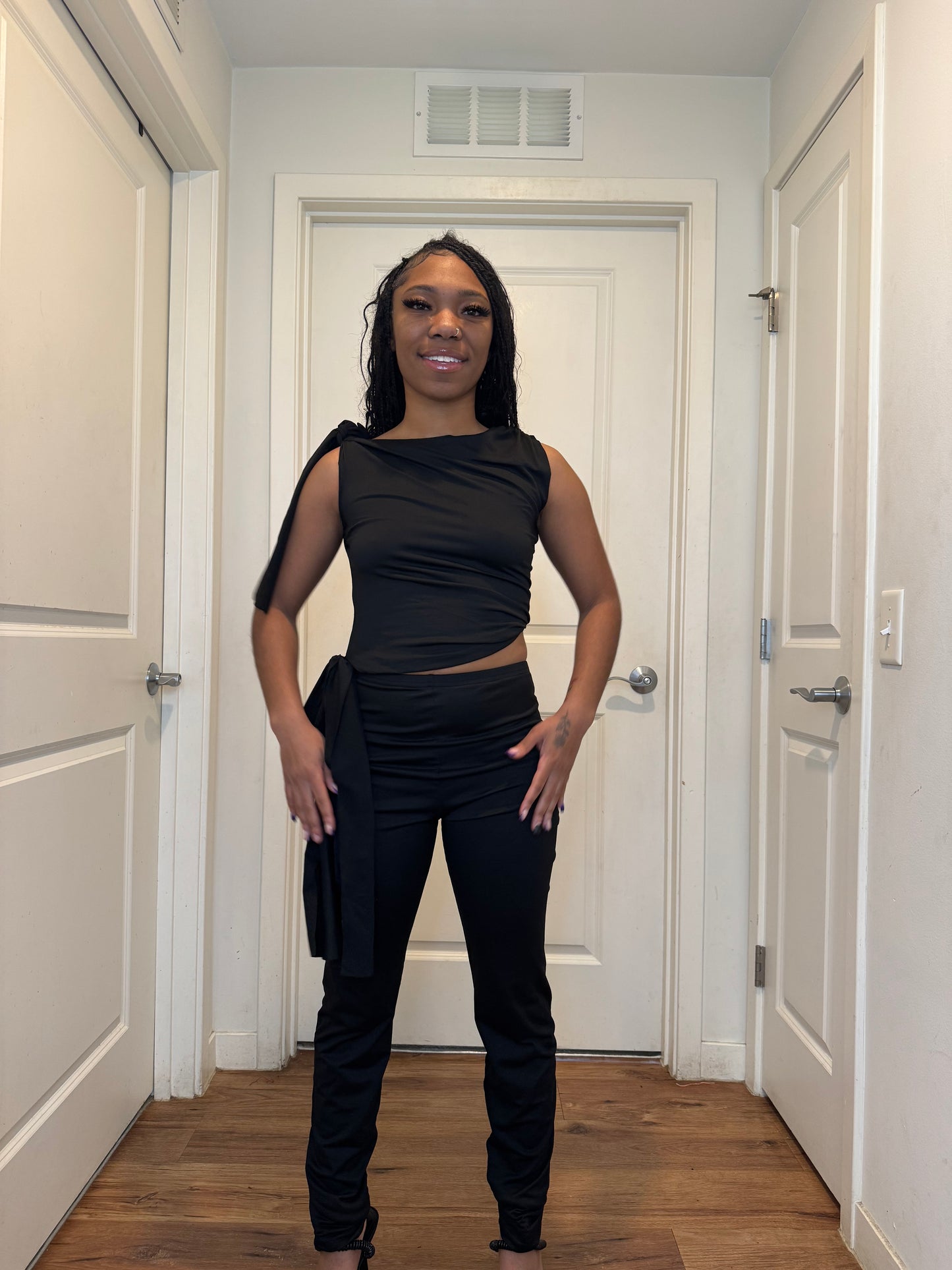Tie me set black