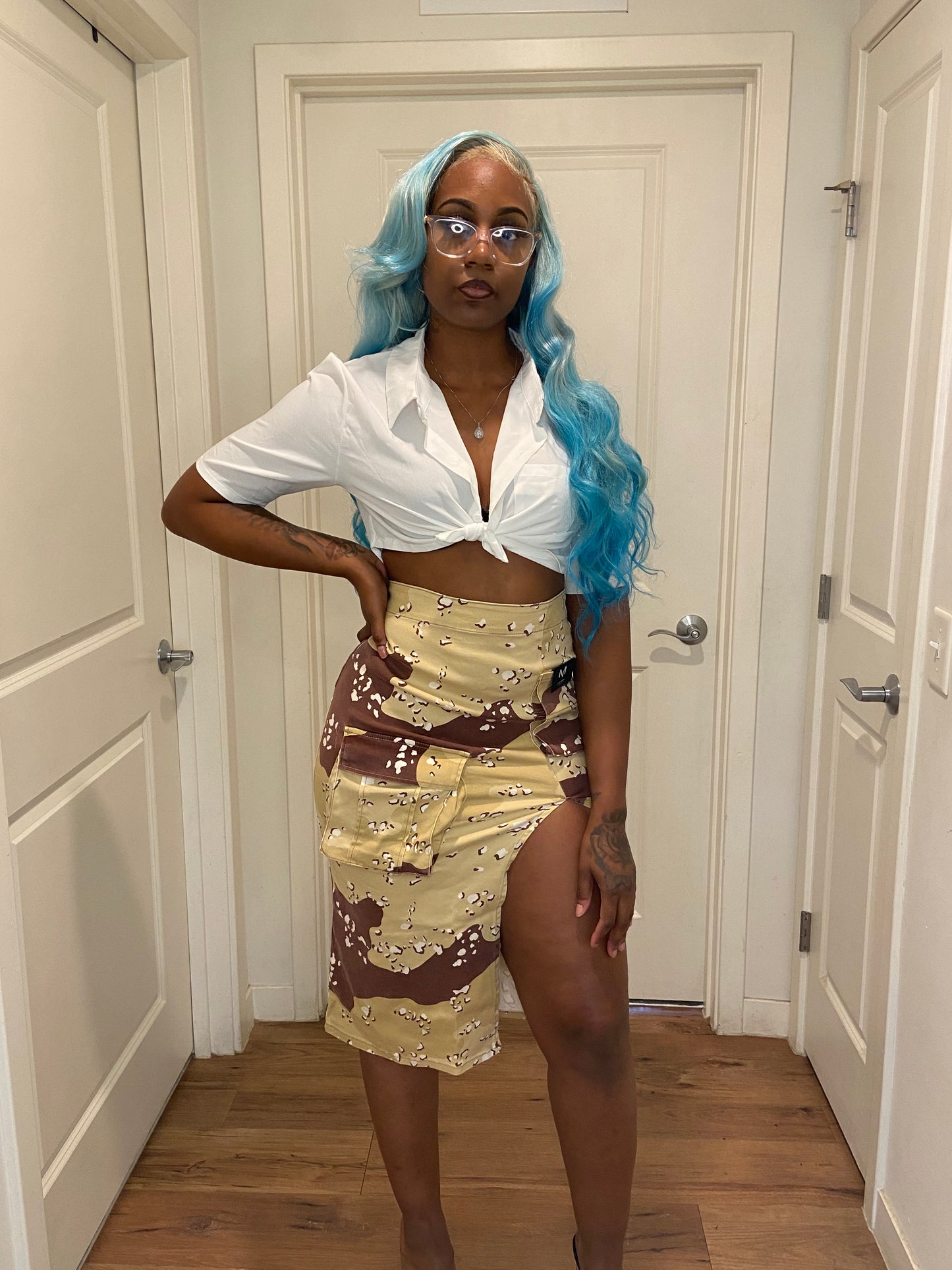 Camo skirt