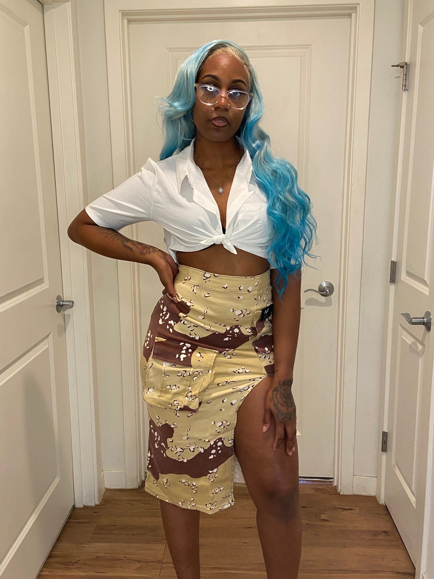 Camo skirt