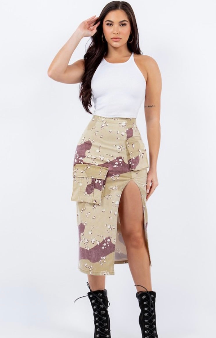 Camo skirt