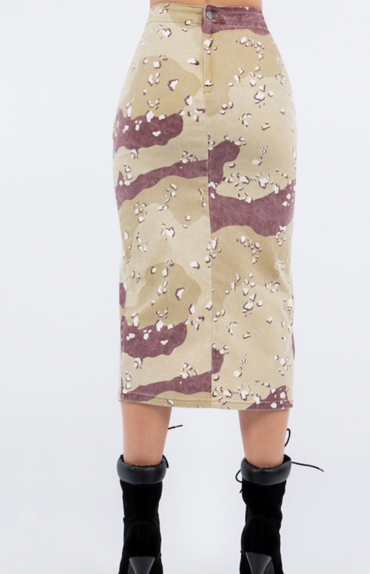 Camo skirt