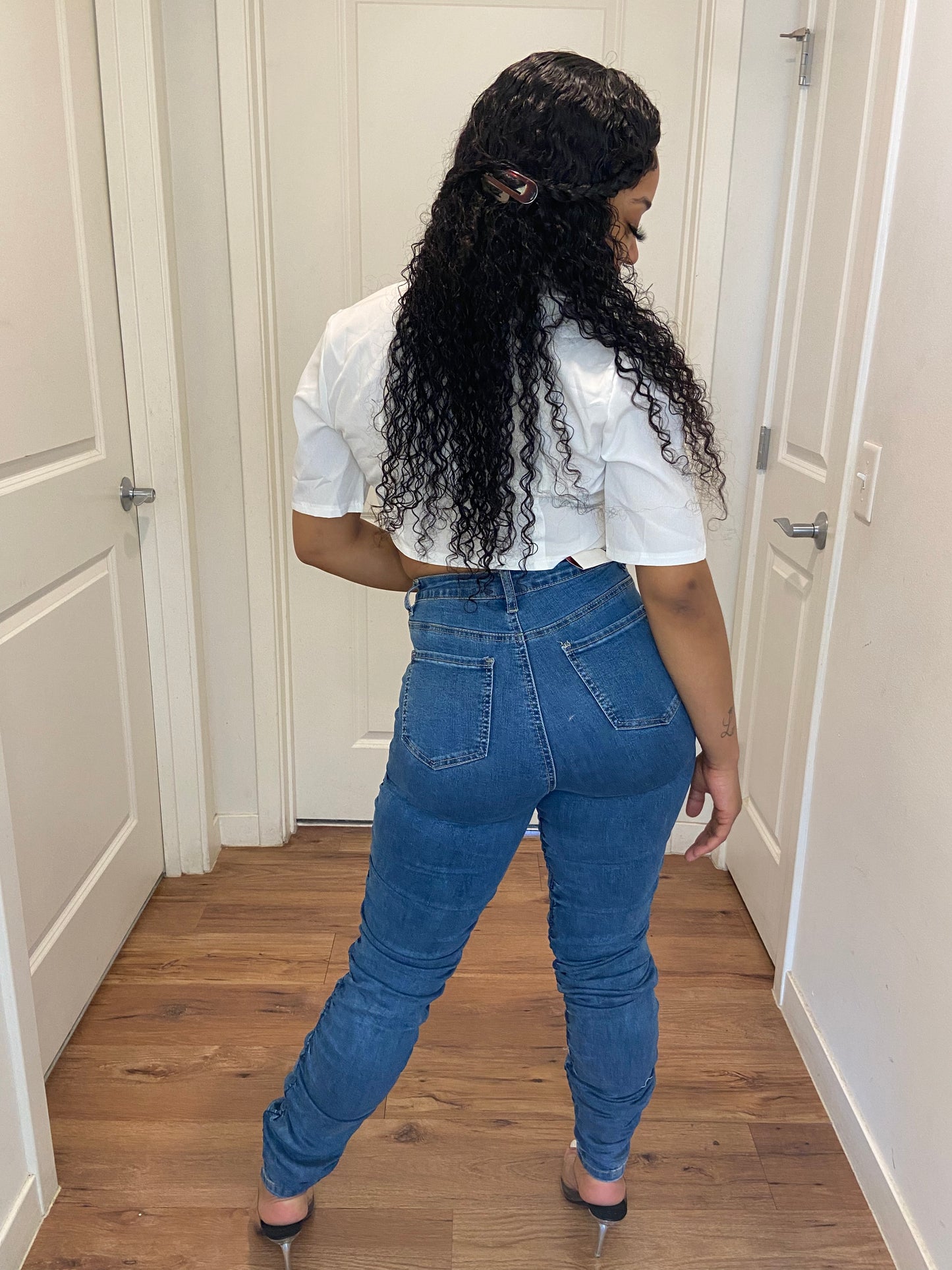 Stacked jeans