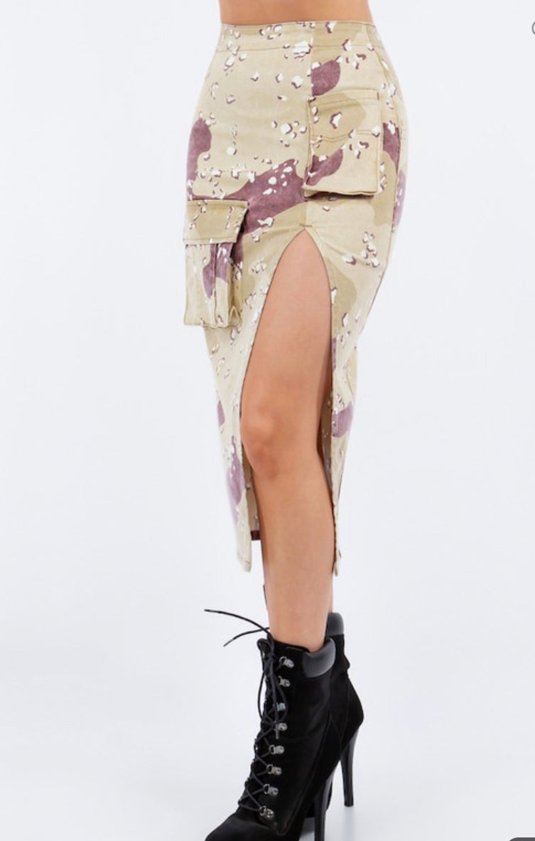 Camo skirt
