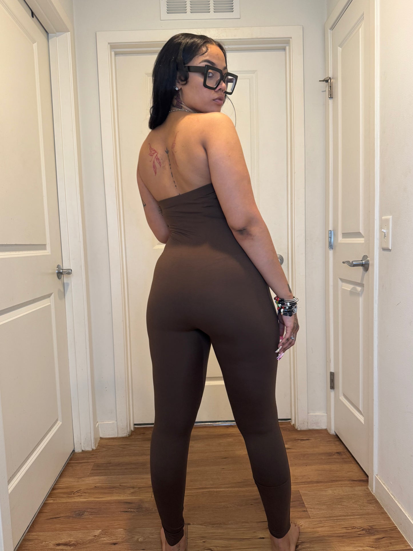 Becky jumpsuit mocha