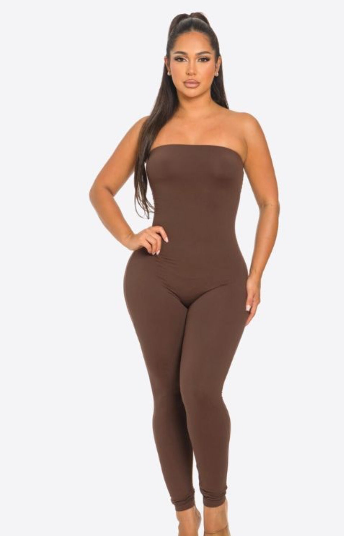 Becky jumpsuit mocha