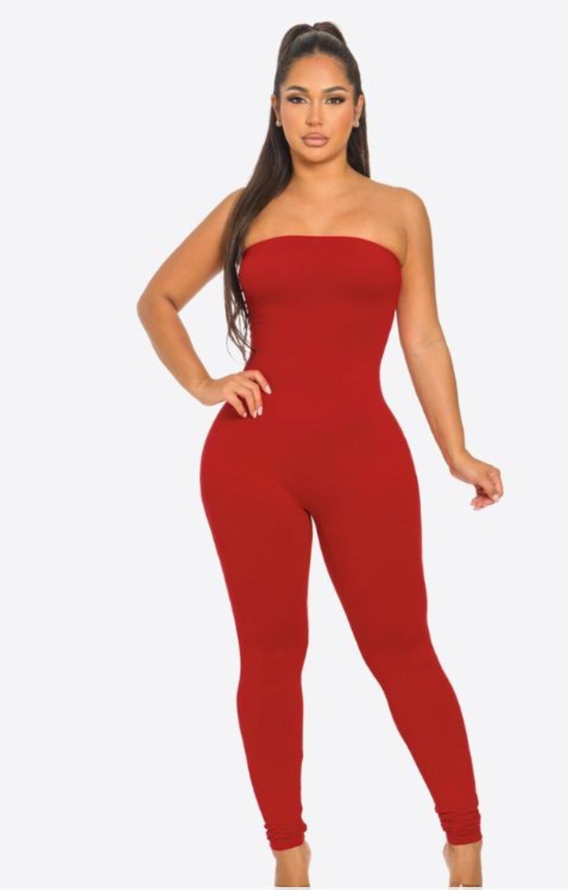 Becky jumpsuit red