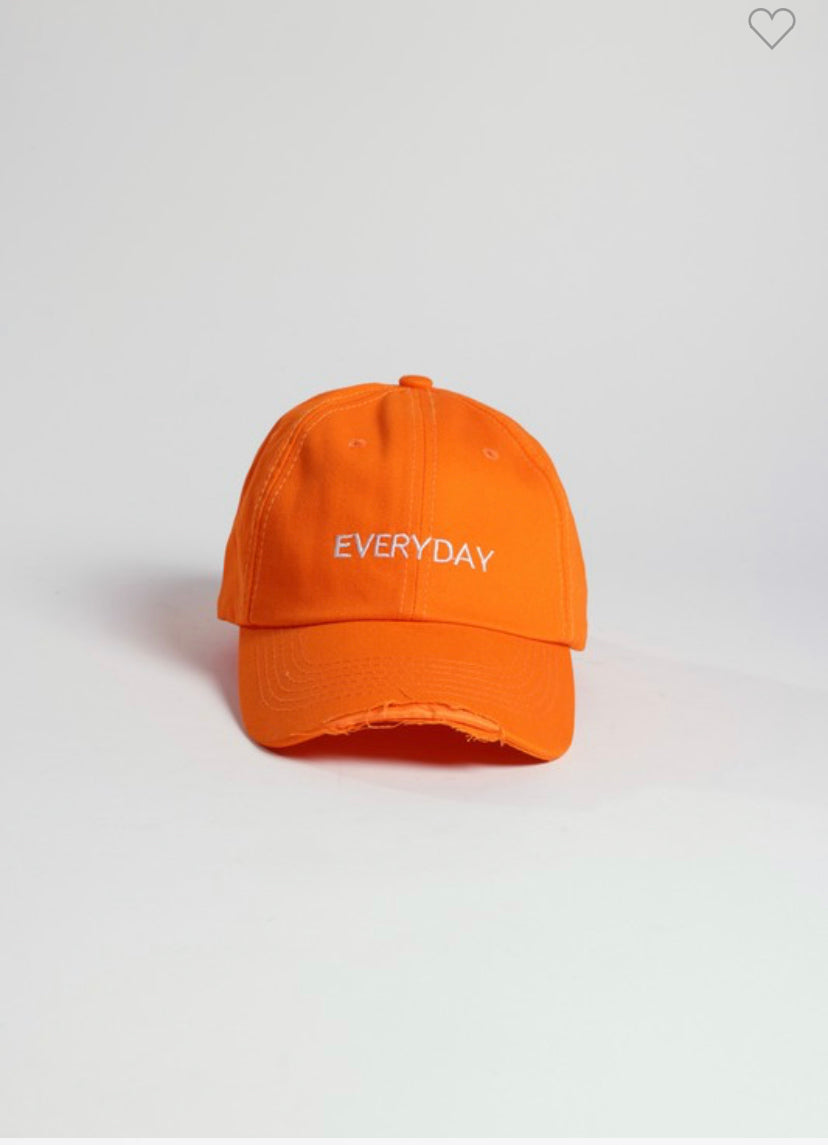 Everyday hat orange